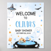 Boo-y Halloween Baby shower Welkom Poster (Voorkant)