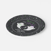 Boo-y of Ghoul geslacht onthullen Papieren Bordje (Gekanteld)