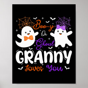 Boo-y of Ghoul Granny houdt van je spookachtige sp Poster