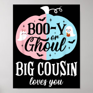 Boo-Y of Ghoul grote neef houdt van Boo Halloween Poster