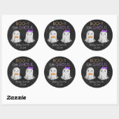 Boo-y of Ghoul Halloween geslacht onthullen Ronde Sticker (Vel)
