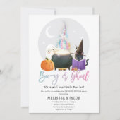 Boo-y of Ghoul Jongen Meisje Halloween Geslacht On Kaart (Voorkant)