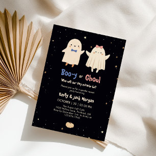 Boo-y of Ghoul Schattigee Halloween Ghosts Gendero Kaart
