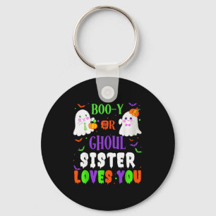 Boo-y Of Ghoul Zus Houdt Van Jou Boo Halloween Bab Sleutelhanger