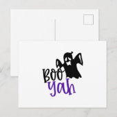 Boo Yah Briefkaart (Voorkant / Achterkant)