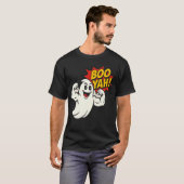 Boo Yah Ghost Flex - Halloween T-shirt (Voorkant volledig)