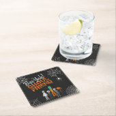 Boo Yah Ghoul Friend Halloween ID684 Kartonnen Onderzetters (Insitu)