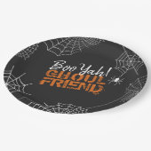 Boo Yah Ghoul Friend Halloween ID684 Papieren Bordje (Gekanteld)