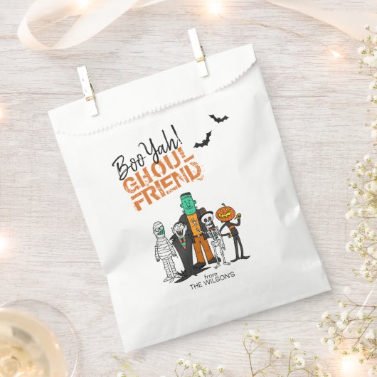 Boo Yah Ghoul Friend Halloween Monsters ID684 Bedankzakje (Geknipt)