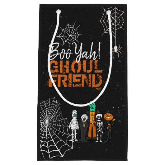Boo Yah Ghoul Friend Halloween Monsters ID684 Klein Cadeauzakje (Voorkant)