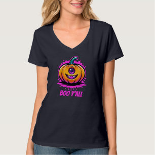 Boo Y'All, griezelig schattig Halloween-ontwerp T-shirt