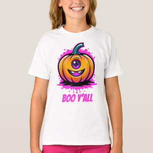 Boo Y'All, griezelig schattig Halloween-ontwerp T-shirt
