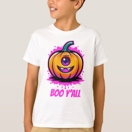 Boo Y'All, griezelig schattig Halloween-ontwerp T-shirt