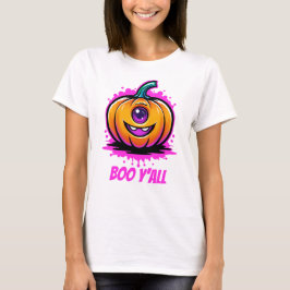 Boo Y'All, griezelig schattig Halloween-ontwerp T-shirt