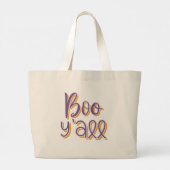 Boo Y'all Grote Tote Bag (Achterkant)