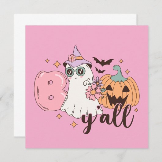 Boo Y'All Halloween (Voorkant / Achterkant)