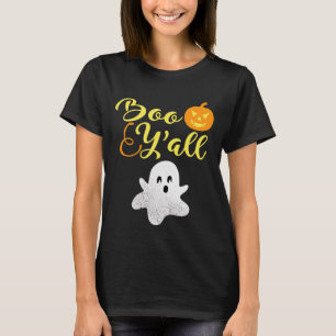 Boo Y'all Halloween Ghost T-shirt