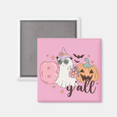 Boo Y'All Halloween Magneet (Voorkant / Achterkant)