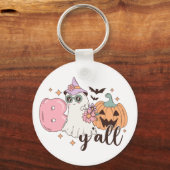 Boo Y'All Halloween Sleutelhanger (Voorkant)