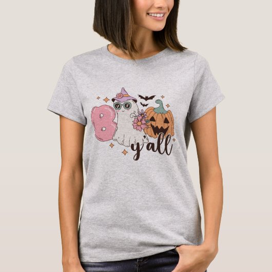 Boo Y'All Halloween T-shirt (Voorkant)