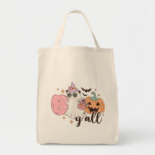 Boo Y'All Halloween Tote Bag (Voorkant)