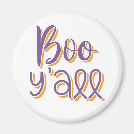 Boo Y'all Magneet (Voorkant)