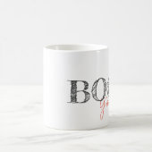 Boo Y'all Moderne tekst Halloween Southern Fun Koffiemok (Center)