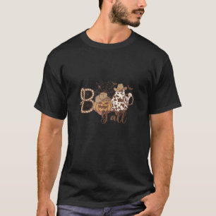 Boo Yall Shirt Westerne Ghost Pumpkin Funny Countr
