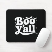 Boo Y'all Southern Retro Halloween Quote Saying Ba Muismat (Met muis)