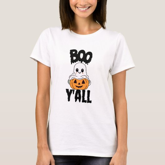 Boo Y'all! T-shirt (Voorkant)