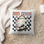 Boo Yeah - Retro Schattige Ghost Skateboard Kussen (Deken)