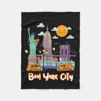 Boo York City Halloween 2026 New York Geest Fleece Deken
