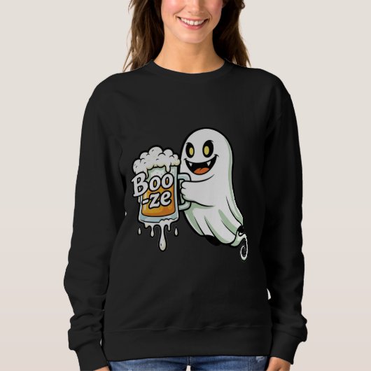 Boo-z – Funny Halloween Ghost Design Trui (Voorkant)