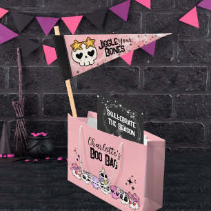Boo-zak voor een Halloween Schedel-feest Groot Cadeauzakje