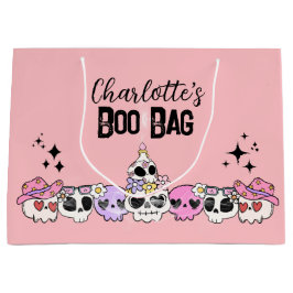Boo-zak voor een Halloween Schedel-feest Groot Cadeauzakje