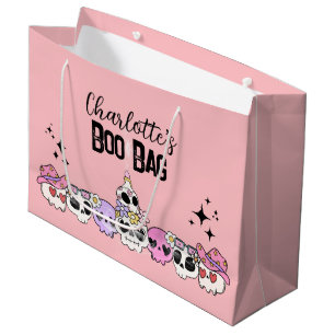 Boo-zak voor een Halloween Schedel-feest Groot Cadeauzakje
