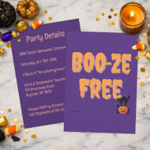 Boo‑ze Gratis | Nuchtere Halloween Feest