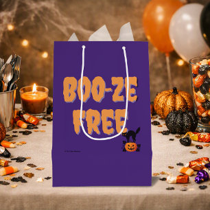 Boo‑ze Gratis Nuchtere Halloween-feest Medium Cadeauzakje