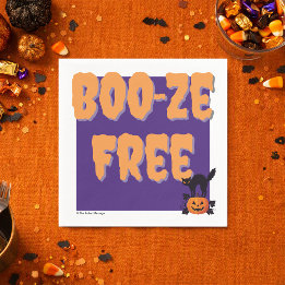 Boo‑ze Gratis | Nuchtere Halloween Feest Servet