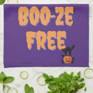 Boo‑ze Gratis Nuchtere Halloween Spoken Theedoek