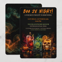 Boo Ze Night Gotische Halloween Cocktail Party