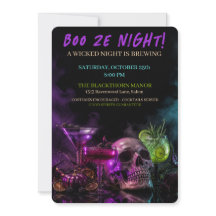 Boo Ze Night Gotische Halloween Cocktail Party