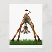 Boo. Zegt Olympia Giraffe. Briefkaart (Voorkant)