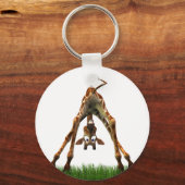 Boo. Zegt Olympia Giraffe. Sleutelhanger (Voorkant)