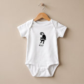 Boo Zwarte Kat Halloween Romper