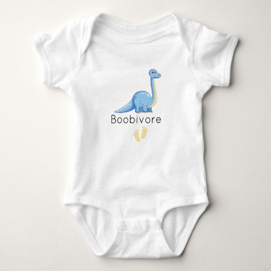 Boobivore Baby, baby shower gift Boobivore f Romper (Voorkant)