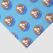 Booboe Piggy Blue Tissue Paper Tissuepapier (Detail)