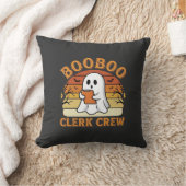 Booboo Clerk Crew Halloween Ghost Ontwerp_1 Kussen (Deken)