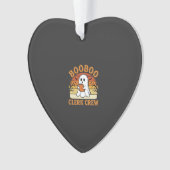 Booboo Clerk Crew Halloween Ghost Ontwerp_1 Ornament (voorkant)
