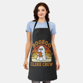 Booboo Clerk Crew Halloween Ghost Ontwerp_1 Schort (Gedragen)